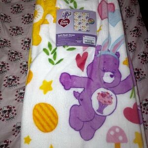 Care Bears Soft Plush Throw Blanket